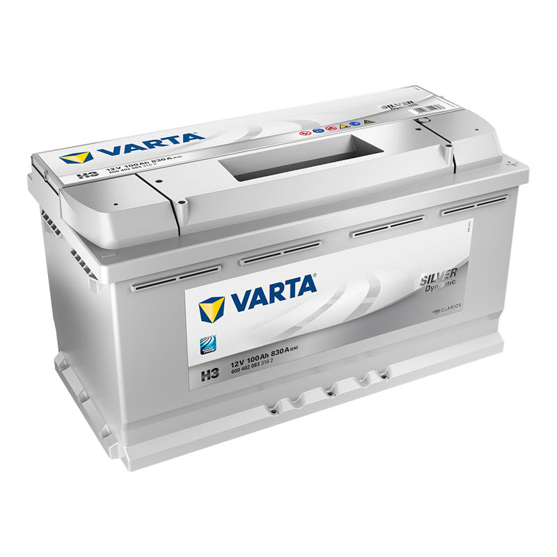VARTA Silver Dynamic Batteri 12V 100AH 830CCA +høyre H3