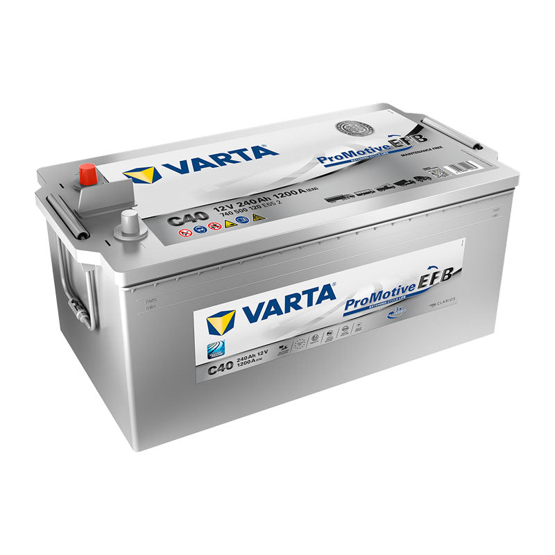 VARTA Promotive EFB Batteri 12V 240AH 1200CCA EN +venstre C40
