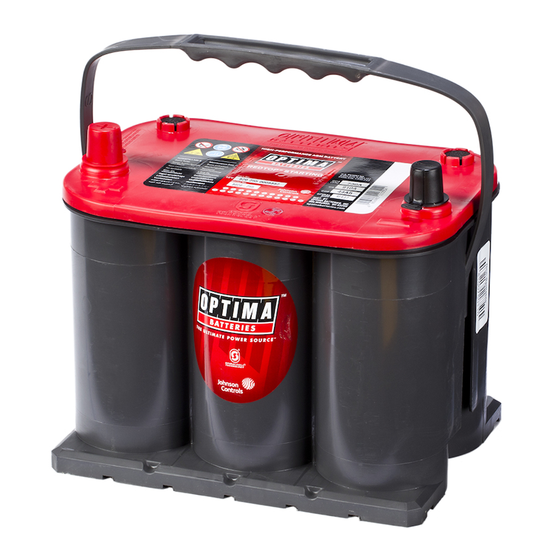 OPTIMA AGM Red Top 12V 44AH 730CCA (237x172x197mm) +venstre 8020-255