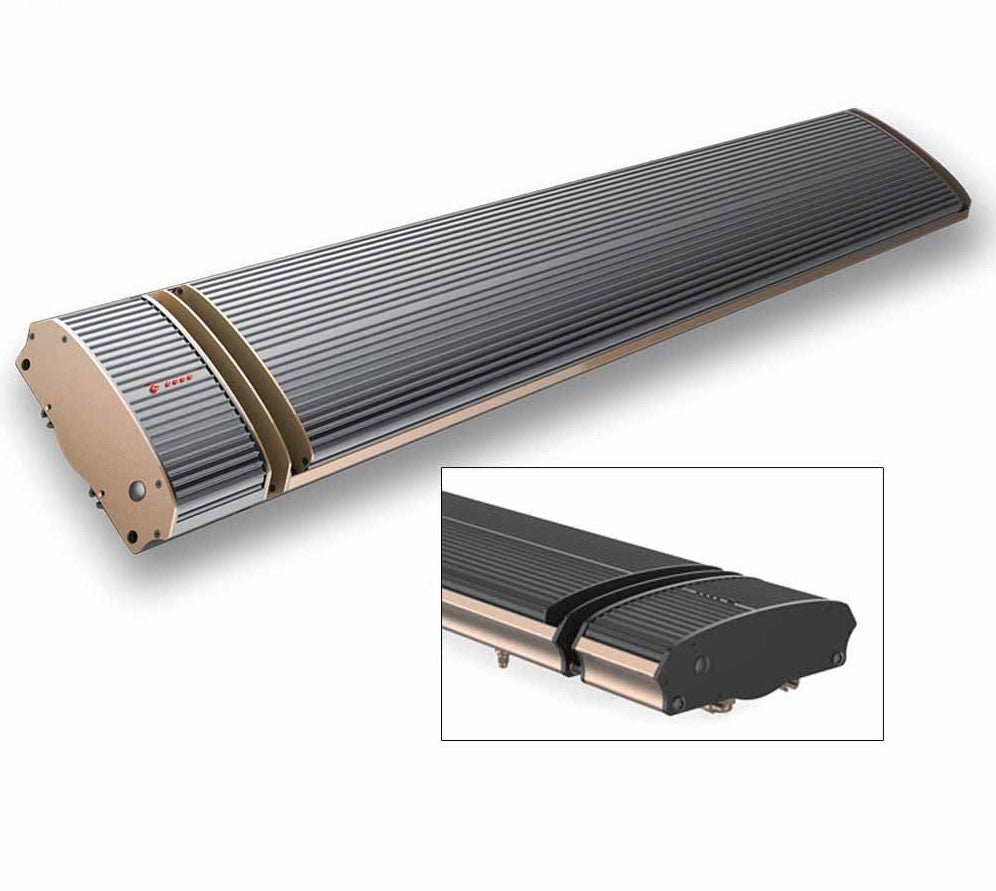 Norelko Infrarød Terrassevarmer NR10-13B 1000W uten rødt lys m/ fj.kontroll 5406541