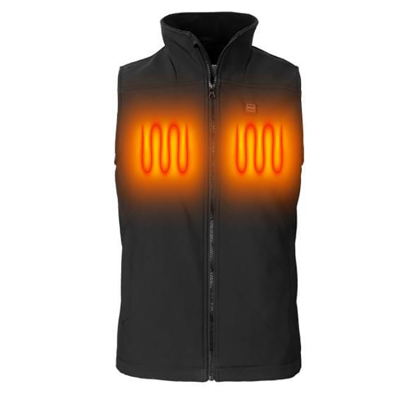 NordicHeat - Dame-vest Softshell sort