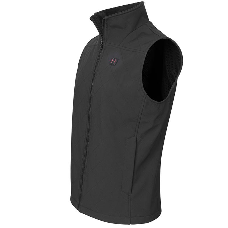 NordicHeat - Dame-vest Softshell sort