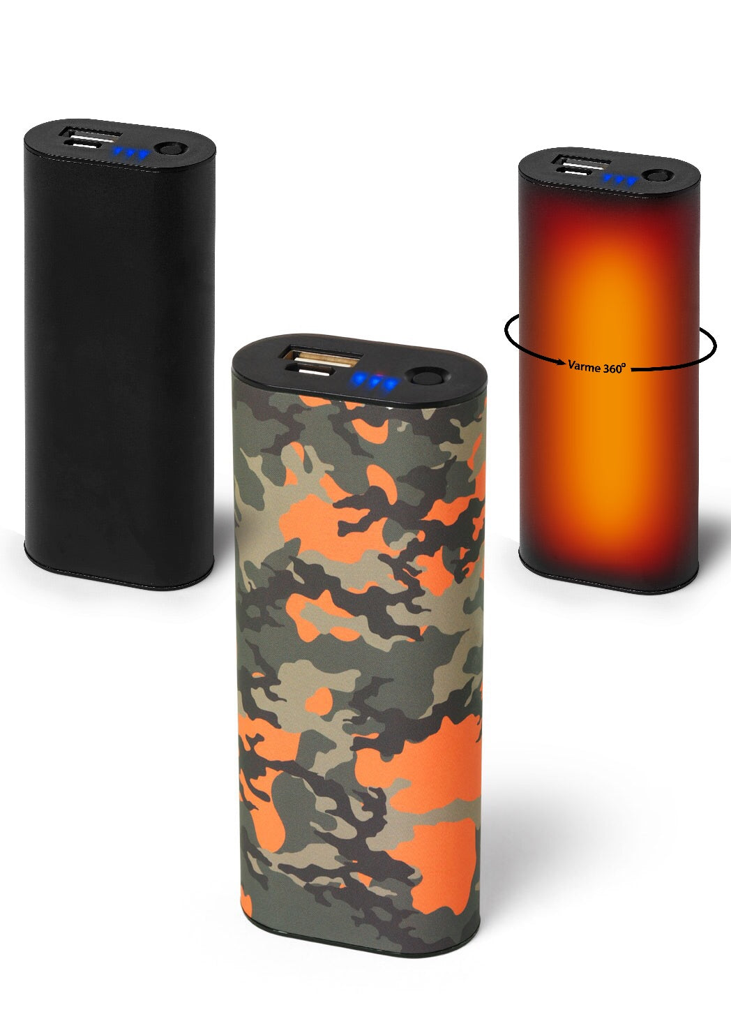 Håndvarmer Powerbank 5000 -10000mAh
