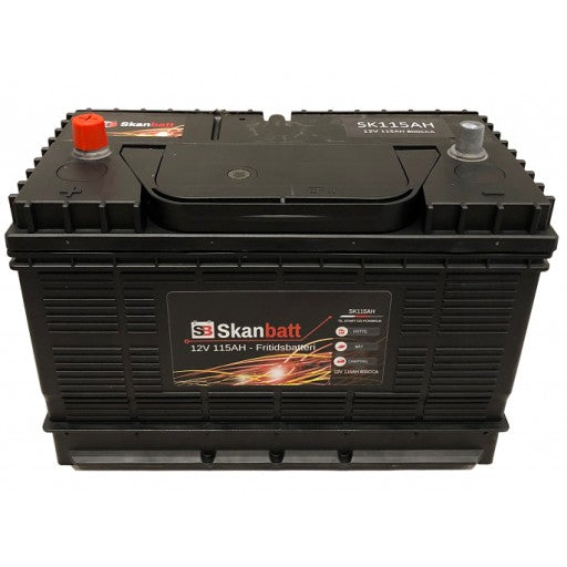 SKANBATT Fritidsbatteri 12V 115AH 800CCA