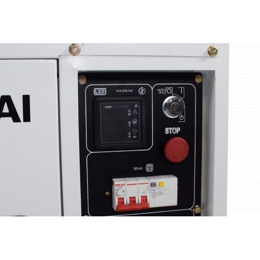 HYUNDAI DHY8600SE-T Strømaggregat 7900VA 400volt/ 6KW230Volt