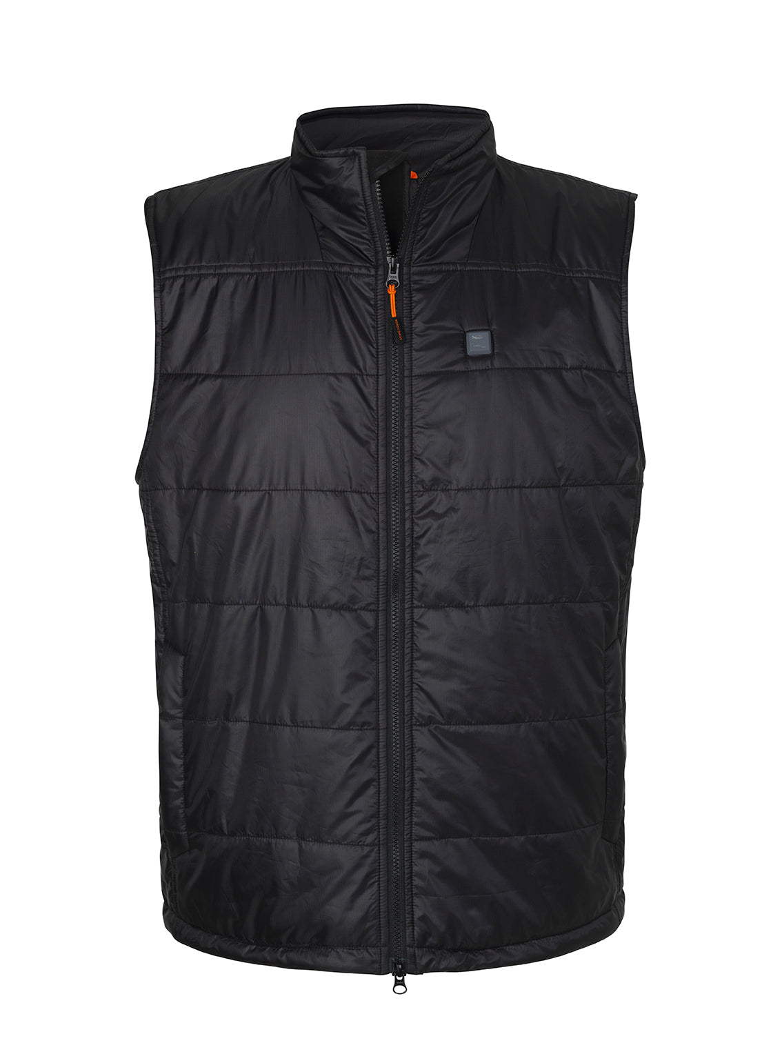 Herre-vest – Sort boblestoff