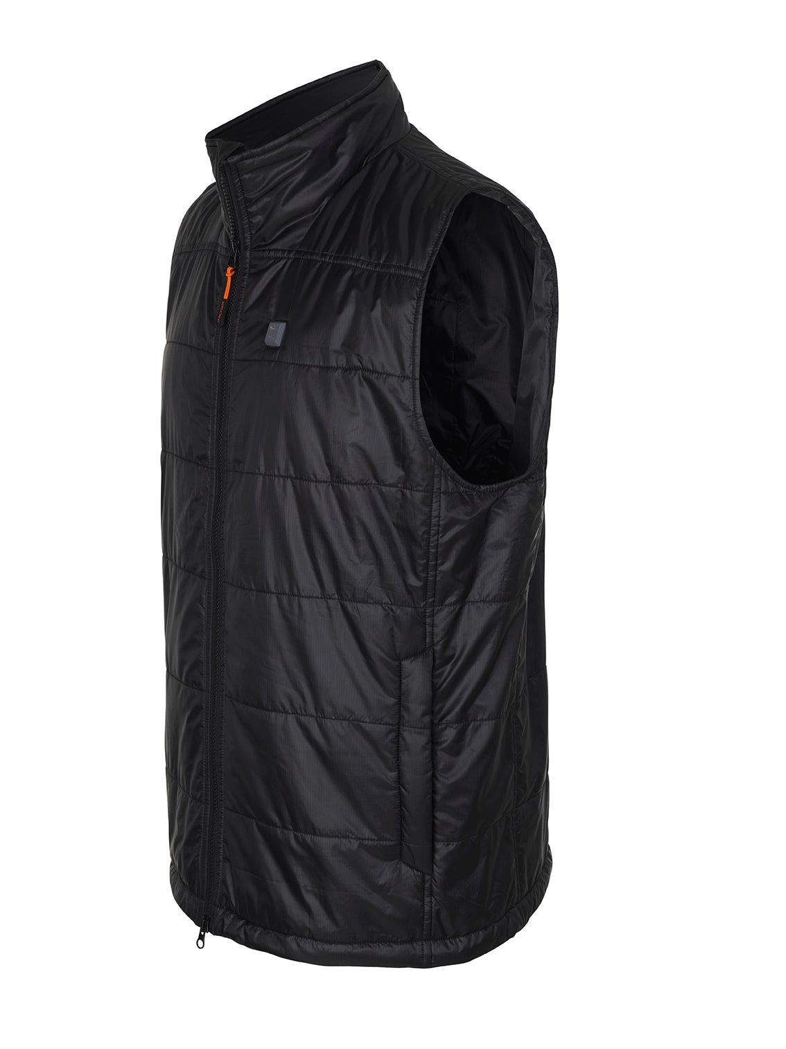 Herre-vest – Sort boblestoff
