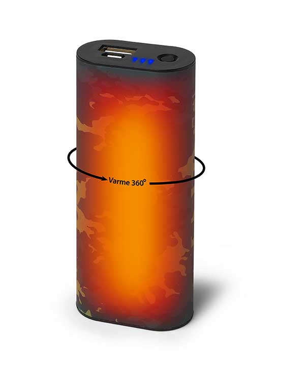Håndvarmer Powerbank 5000 -10000mAh