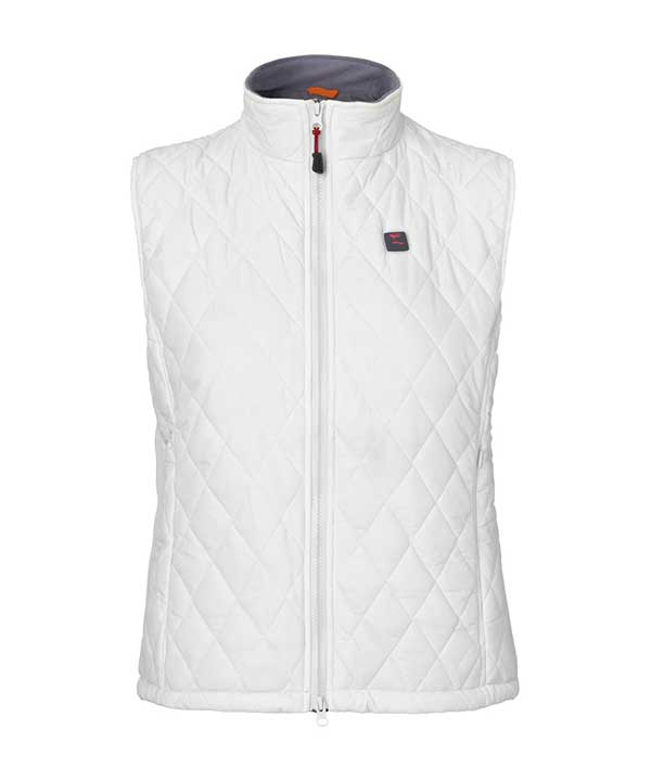 Dame-vest hvit
