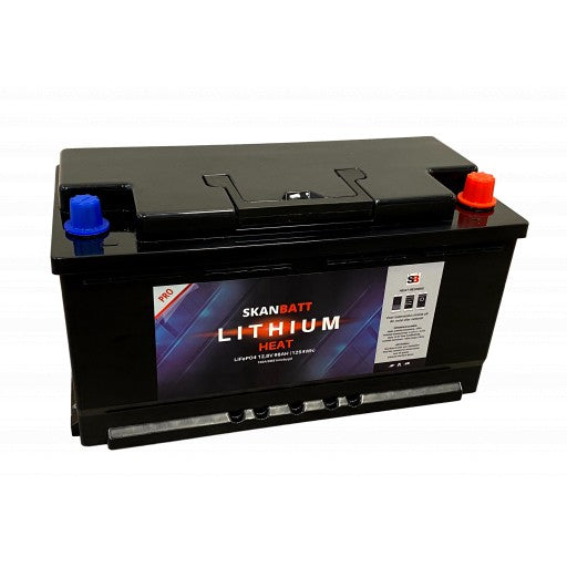 SKANBATT Lithium HEAT 12V 98AH 100A BMS - Bobil