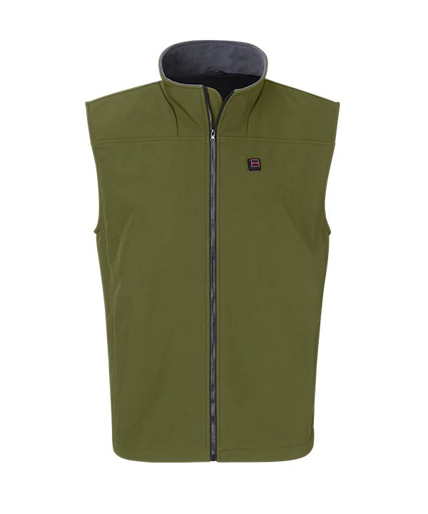 Herre-vest Softshell - Grønn