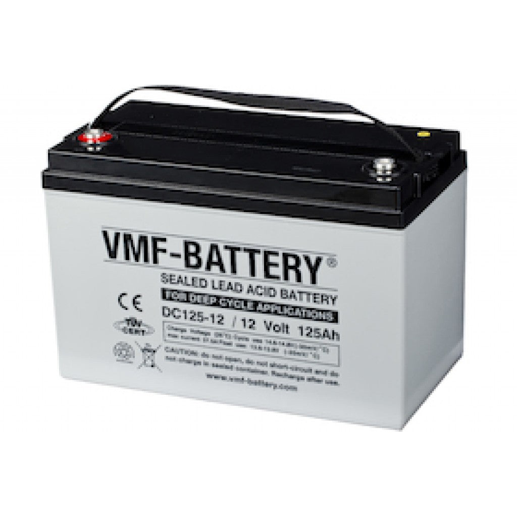 VMF AGM Batteri 12V 125AH (Tilsvarer Ritar DC12-120S)