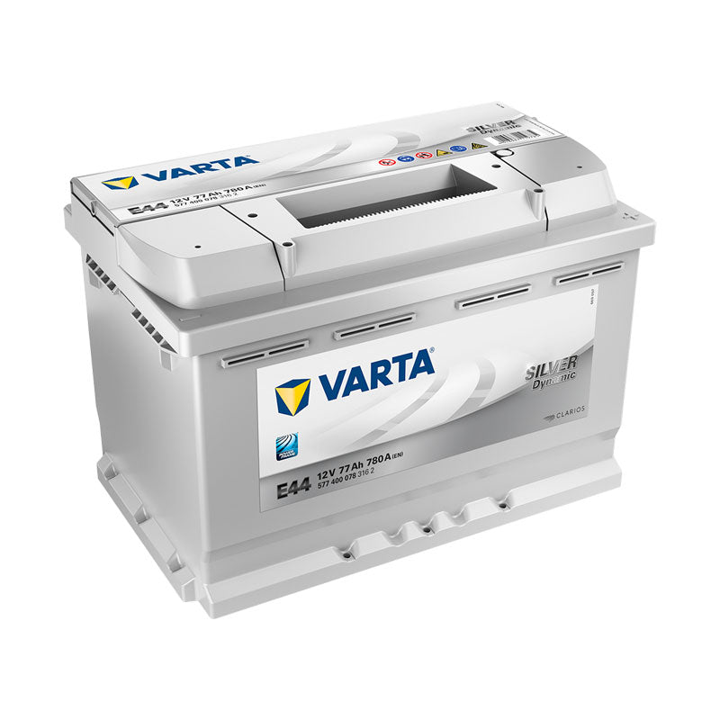 VARTA Silver Dynamic Batteri 12V 77AH 780CCA +høyre E44