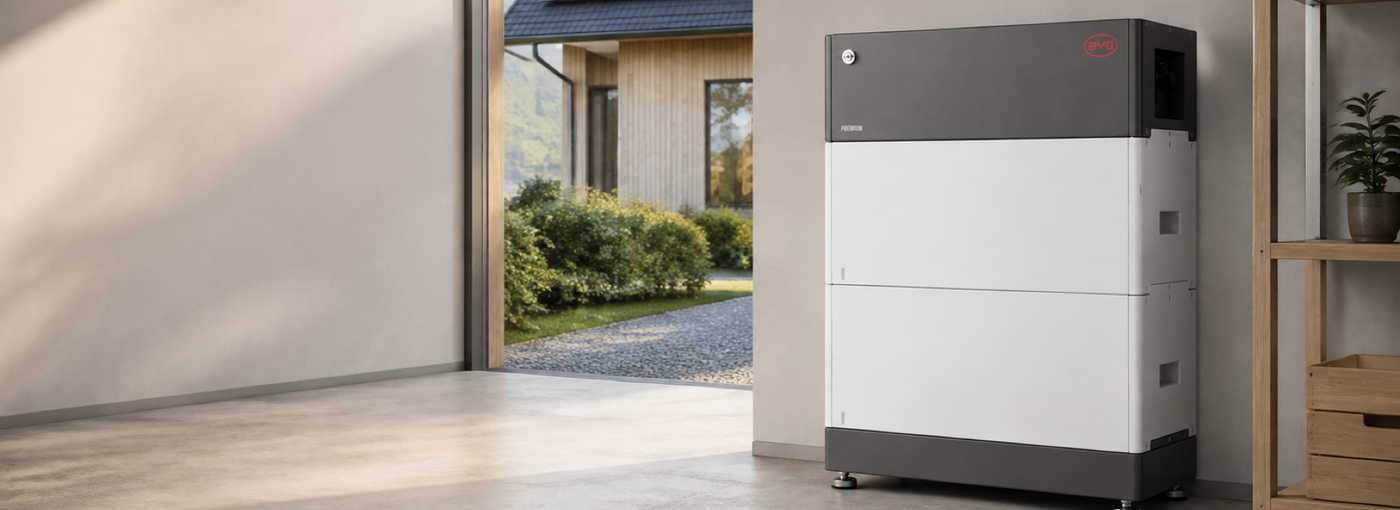 BYD HVS hjemmebatteri med solceller for privatbolig