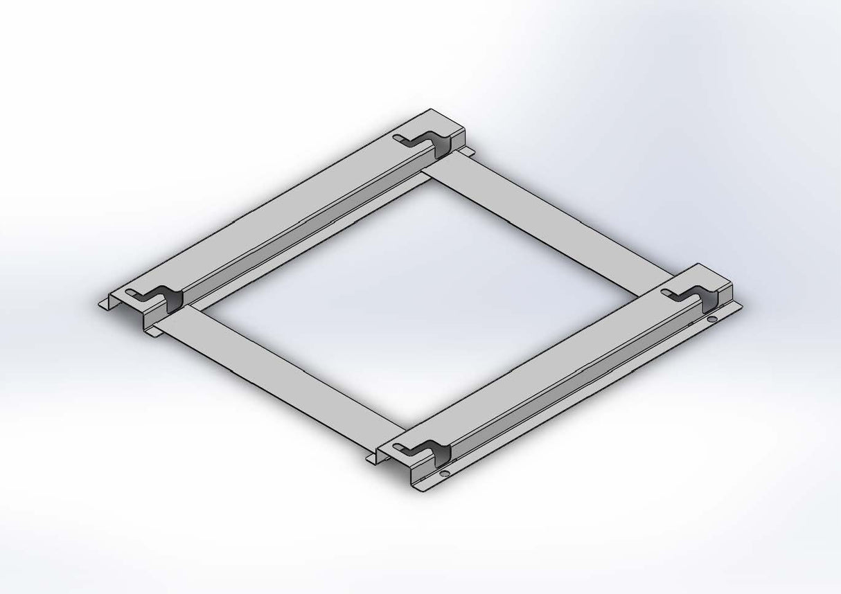 SWPO 450/595 Infrarød varmepanel for montering himling eller tak Farge ...