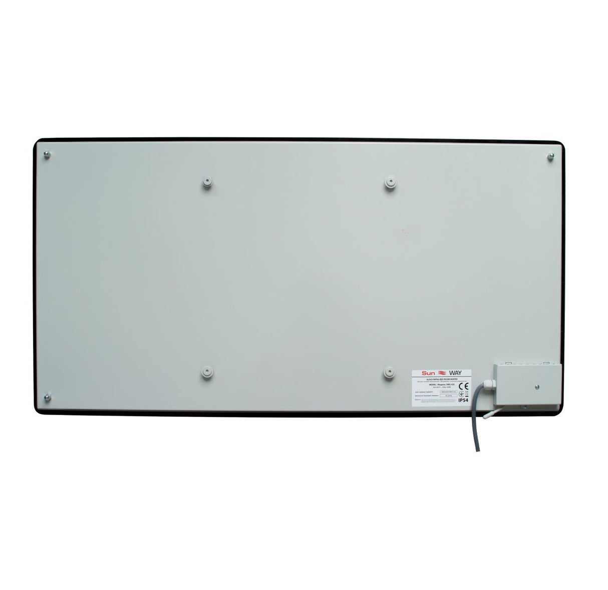 SWG RA 450 Glassovn infrarød m/termostat Farge: Sort 450w IP33