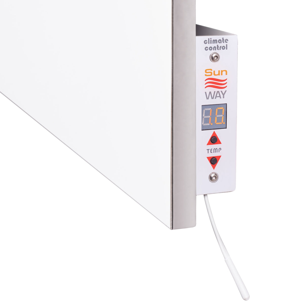 TCMT-RA 600 Håndkletørker infrarød med termostat Farge: Hvit Keramisk front 600W  IP33