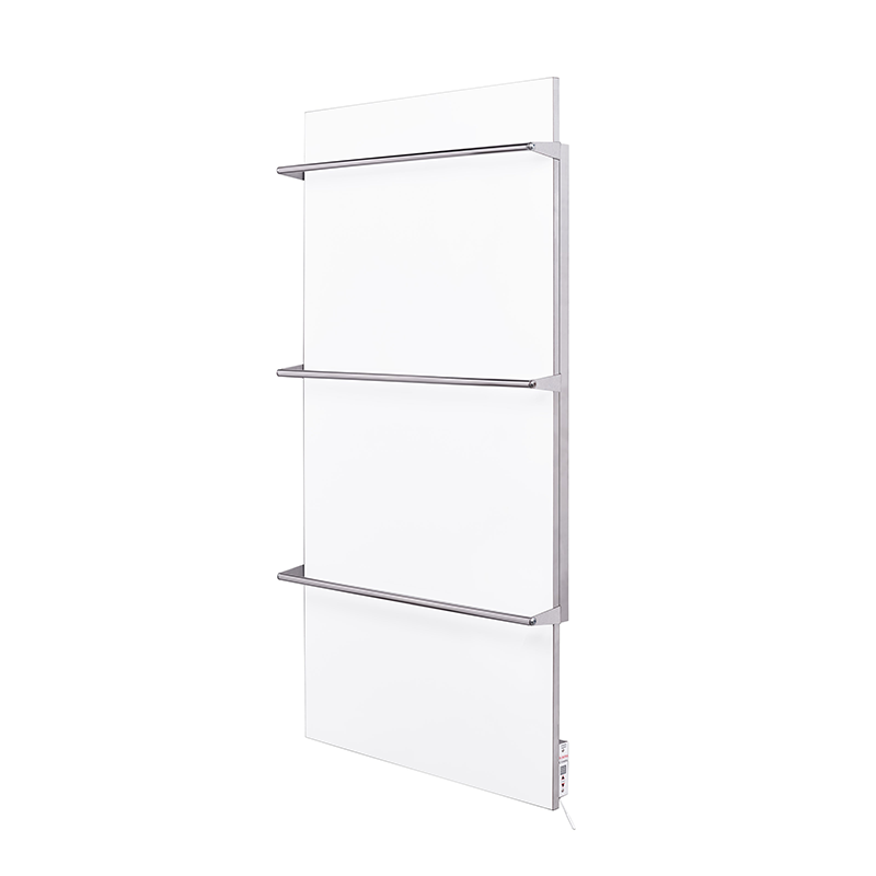 TCMT-RA 800 Håndkletørker infrarød i hvit, Keramisk front 800W  m/termostat IP33