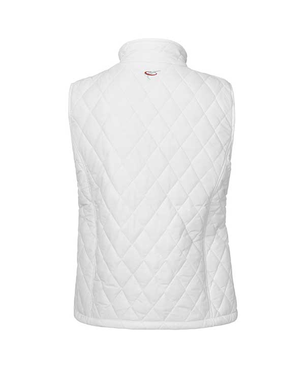 Dame-vest hvit