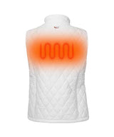 Dame-vest hvit