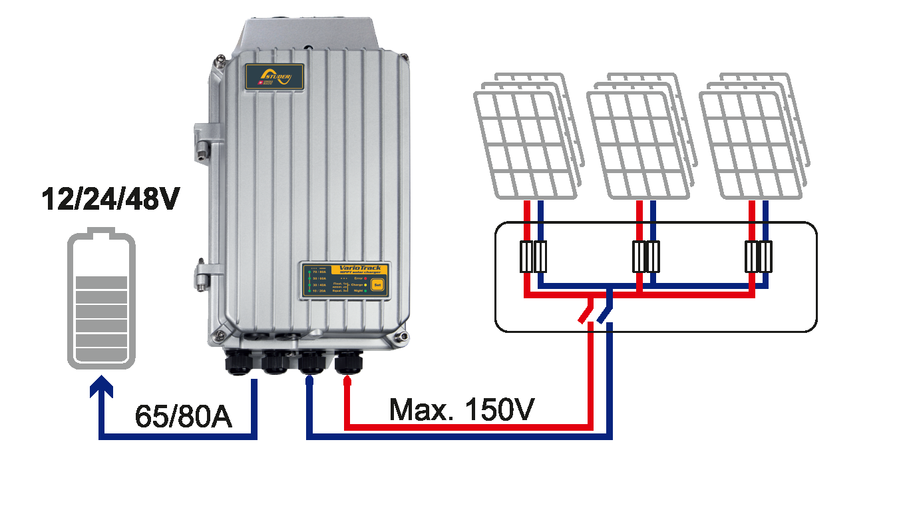 stromkilden-no - Studer Solar Charge Controller MPPT Studer Variotrack VT-65 - Regulator