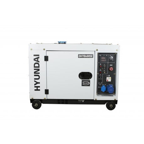 stromkilden-no,HYUNDAI DHY8600SE Strømaggregat 6300W - Elektrisk start,Aggregat